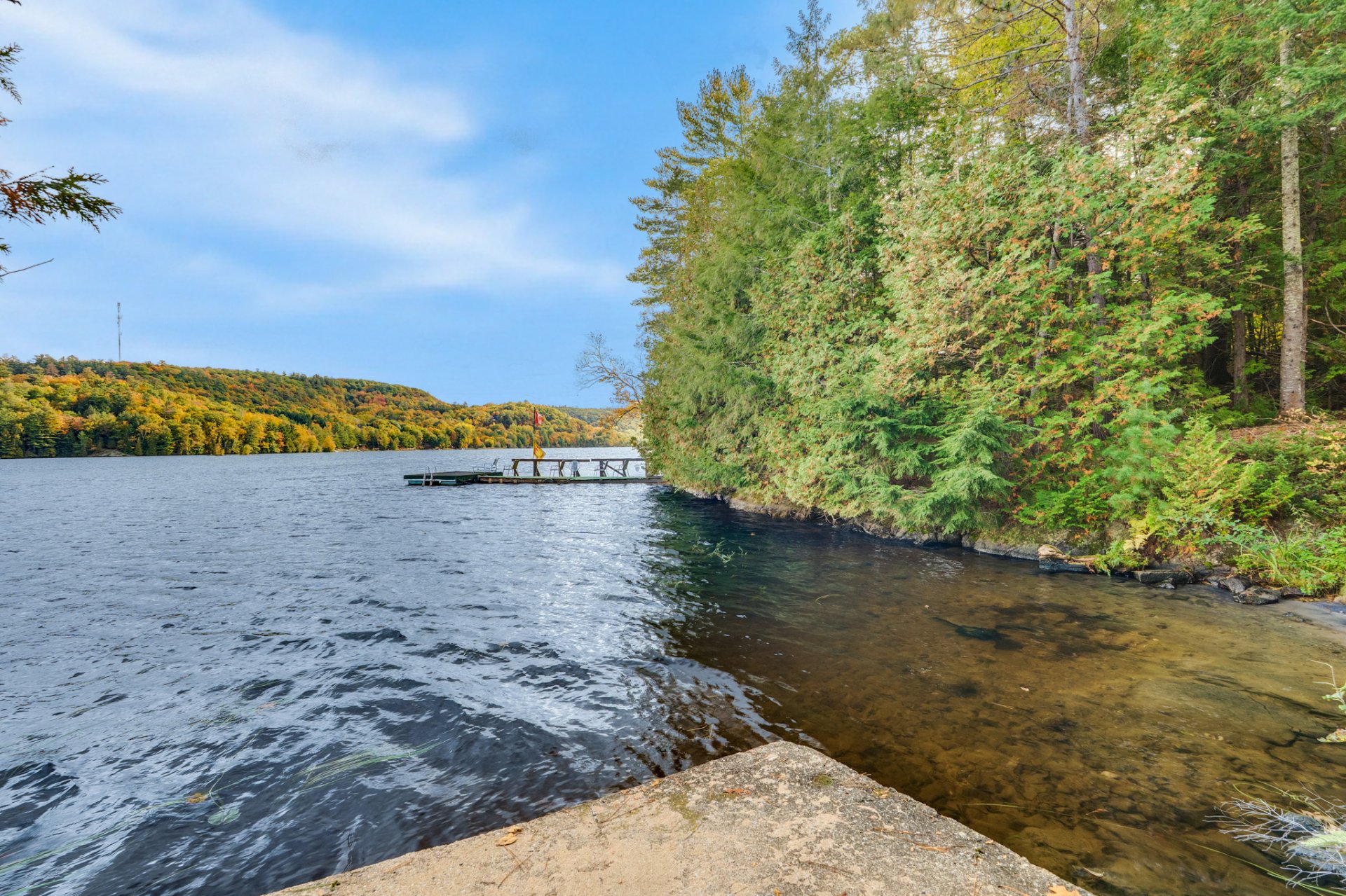 Access to a body of water
