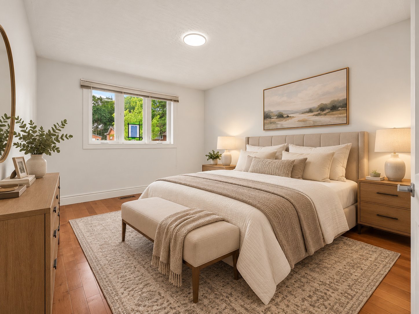 Chambre à coucher principale - Staging Vistuel