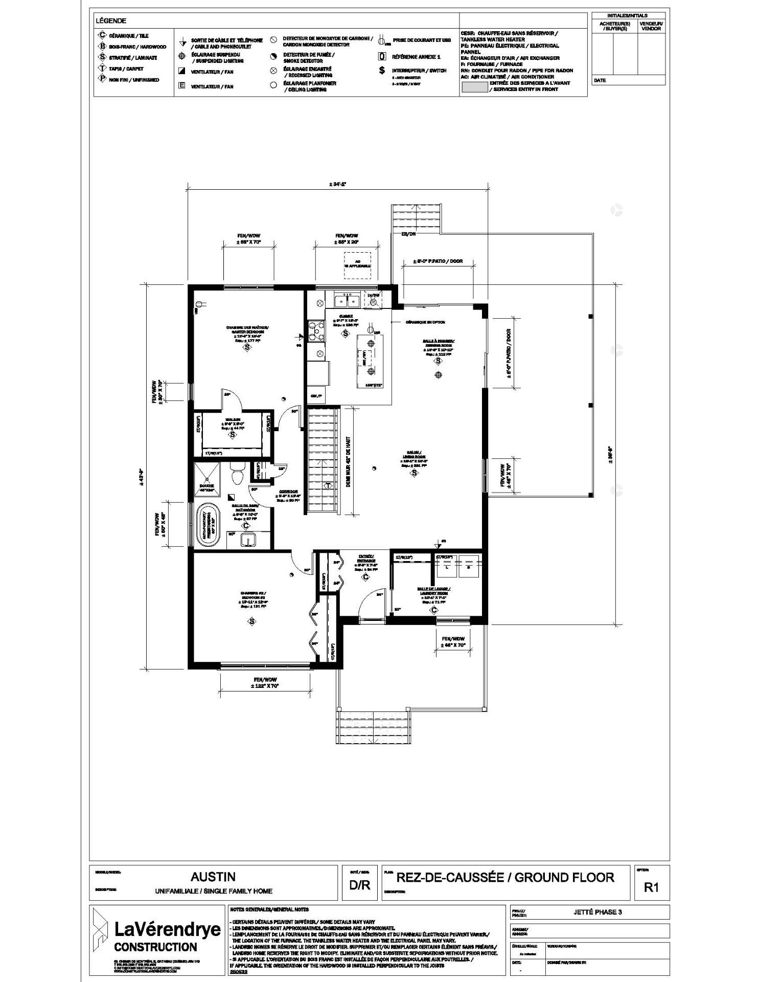 Main floor plan