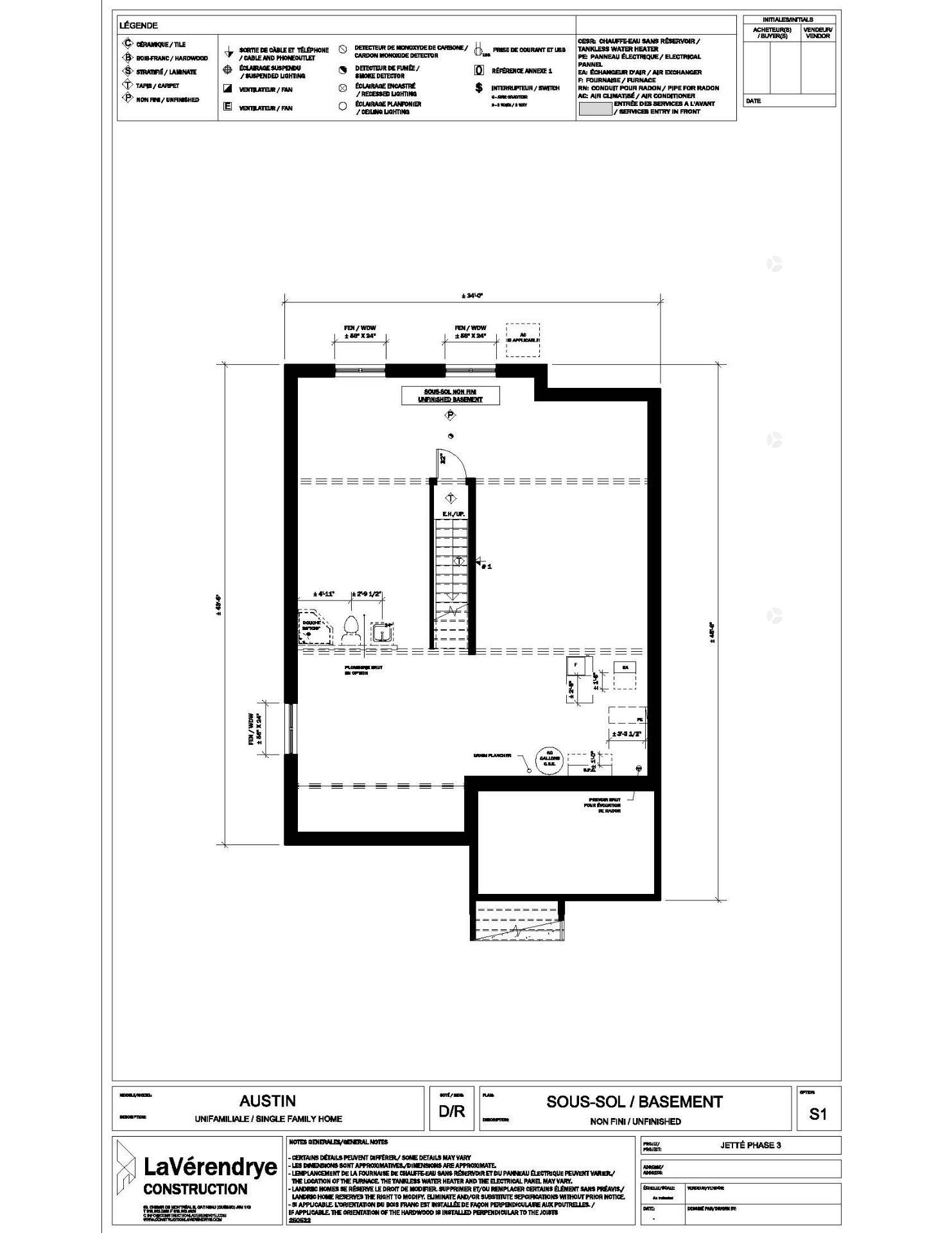 Basement plan