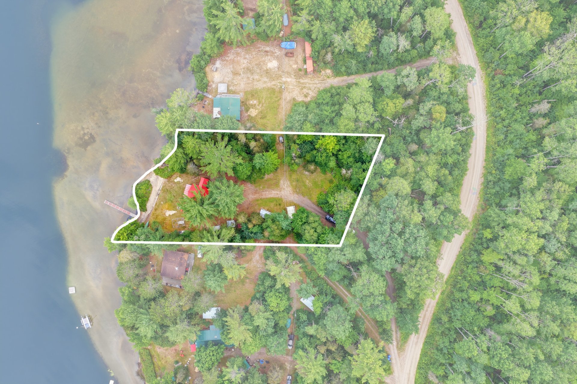 approximate property boundary