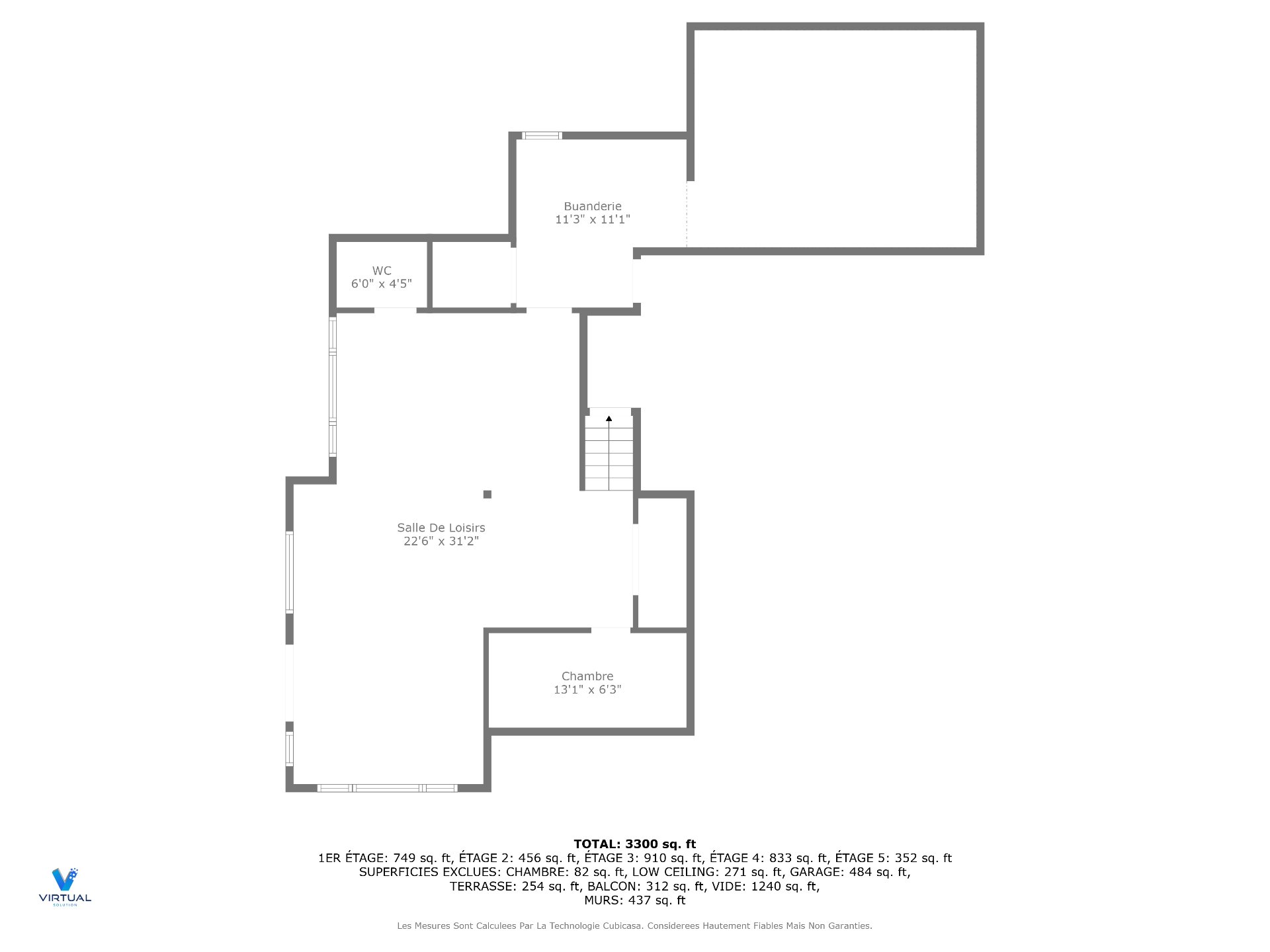 Drawing (sketch) - Basement walk-out