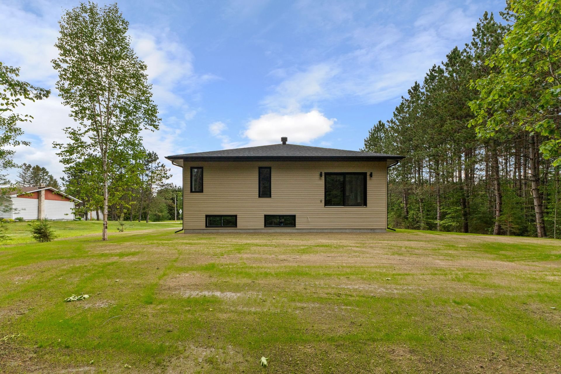 Back facade