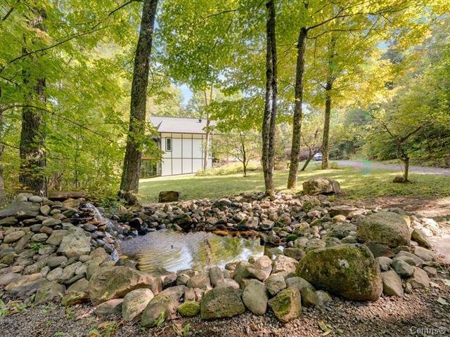 Waterfall pond