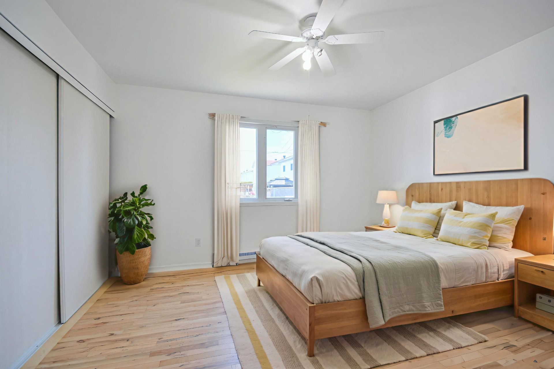 Master bedroom - furnished with artificial intelligence