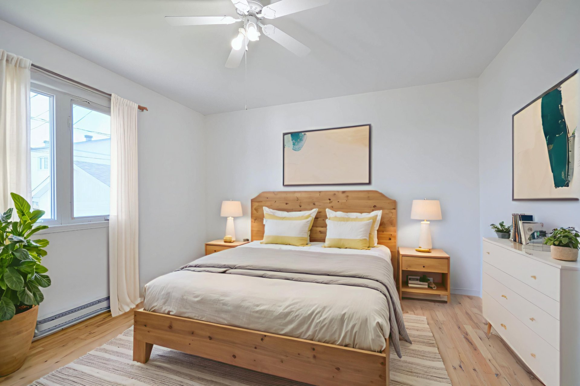 Master bedroom - furnished with artificial intelligence