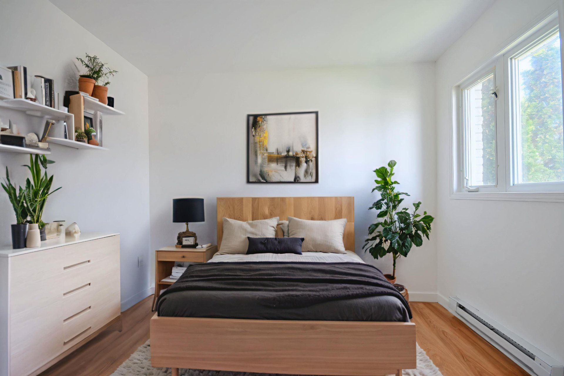 Bedroom - furnished with artificial intelligence