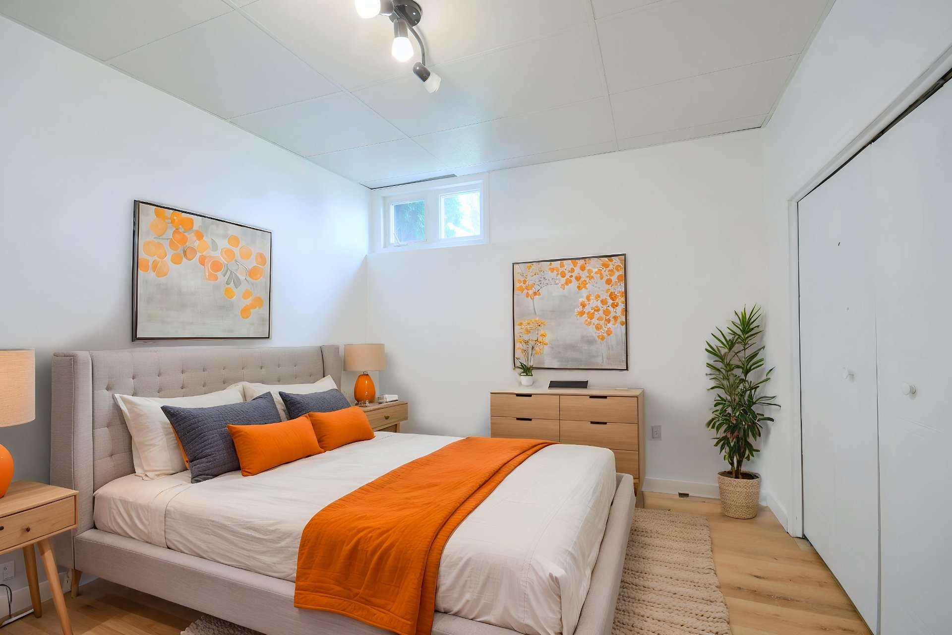 Bedroom - furnished with artificial intelligence