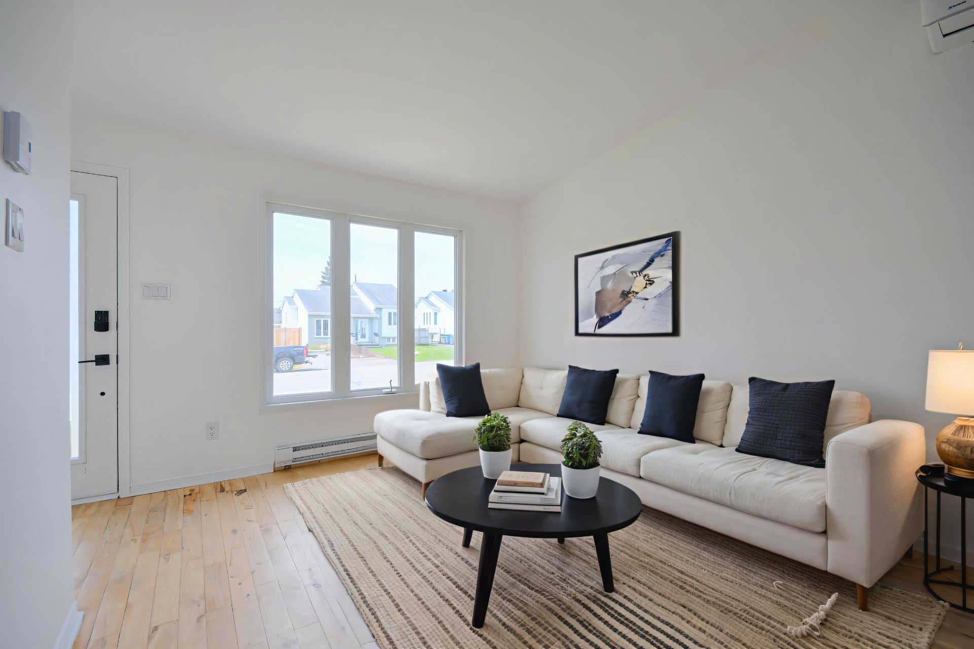 Living room - furnished with artificial intelligence