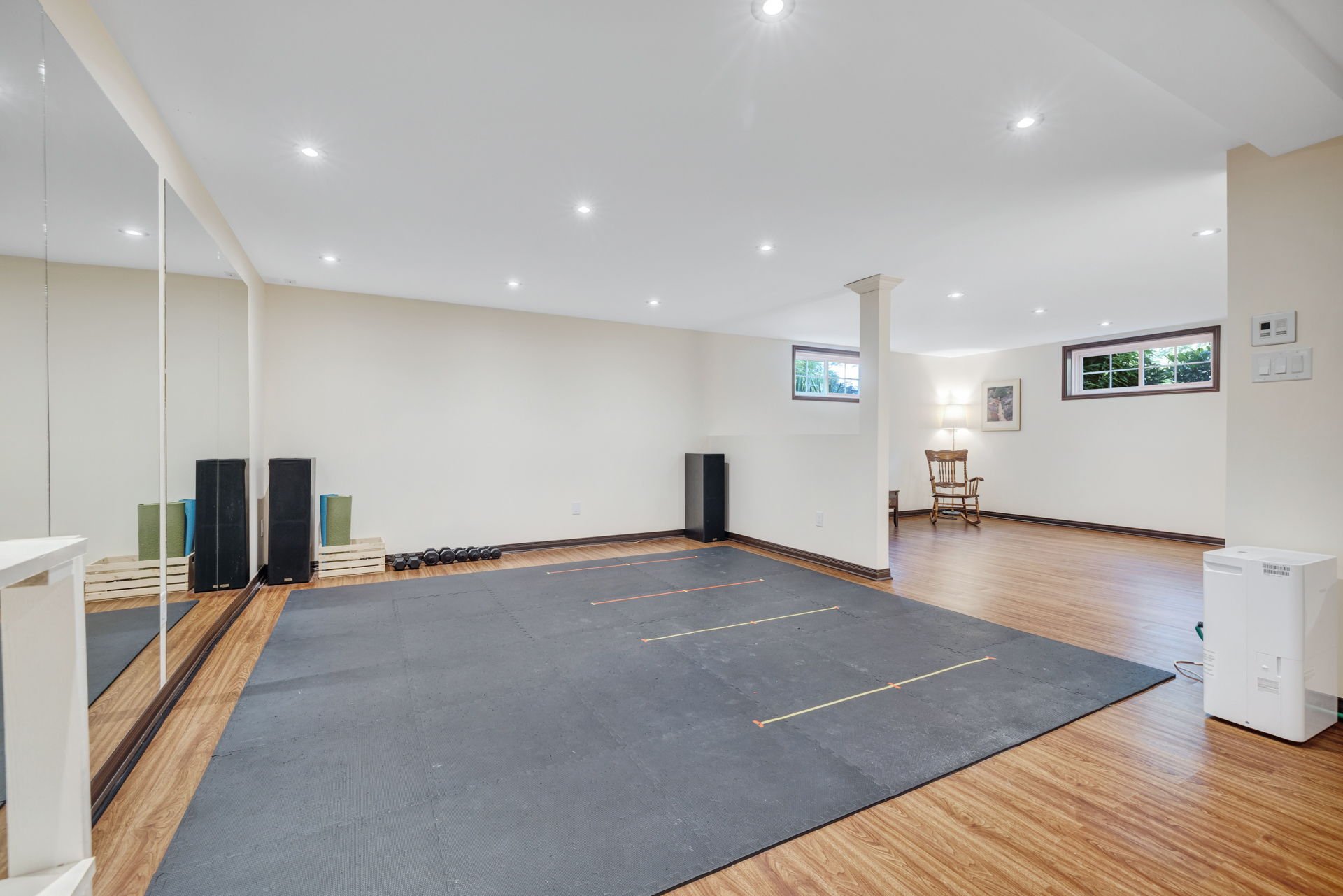 Salle d'exercice
