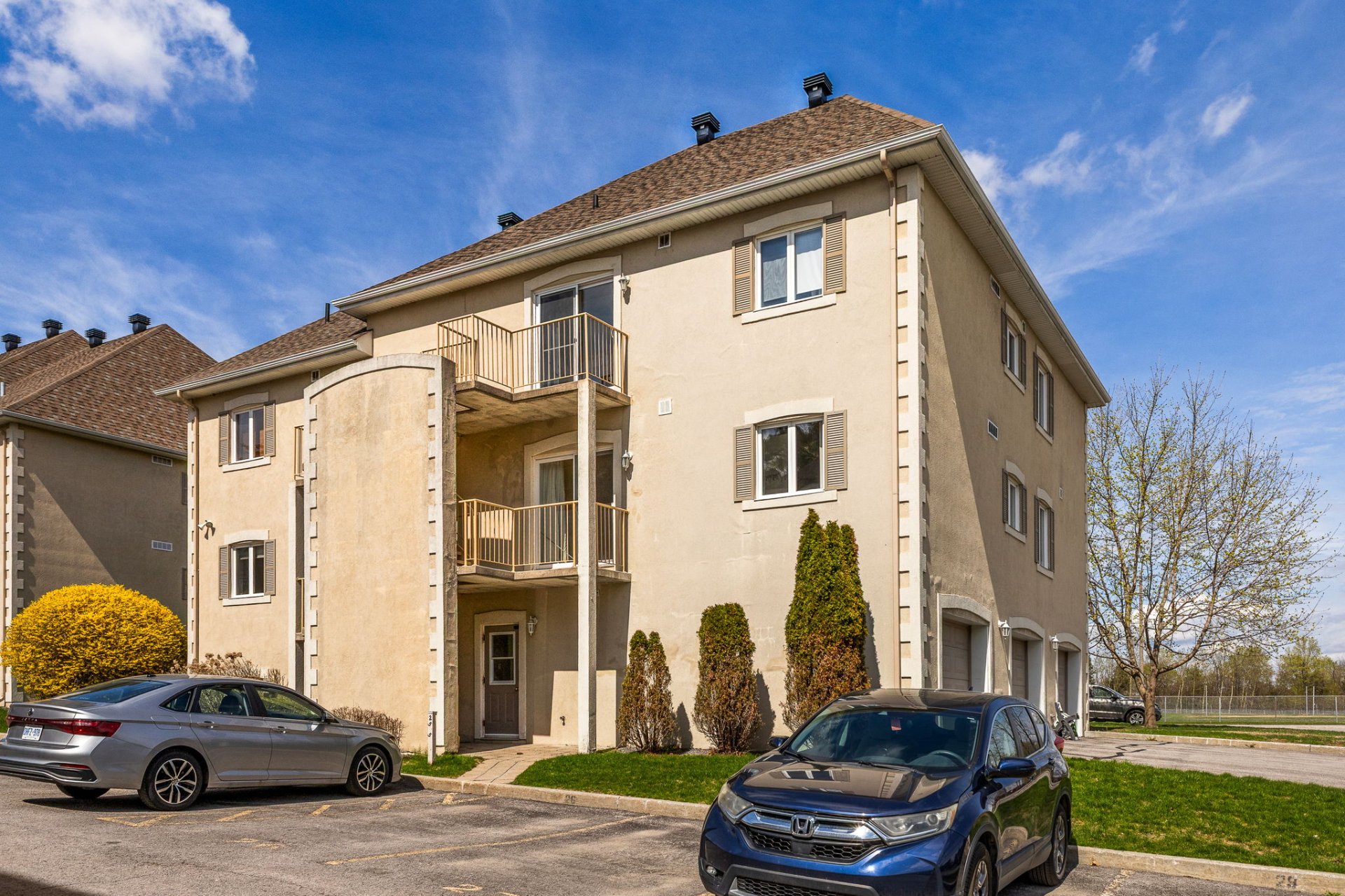Back facade