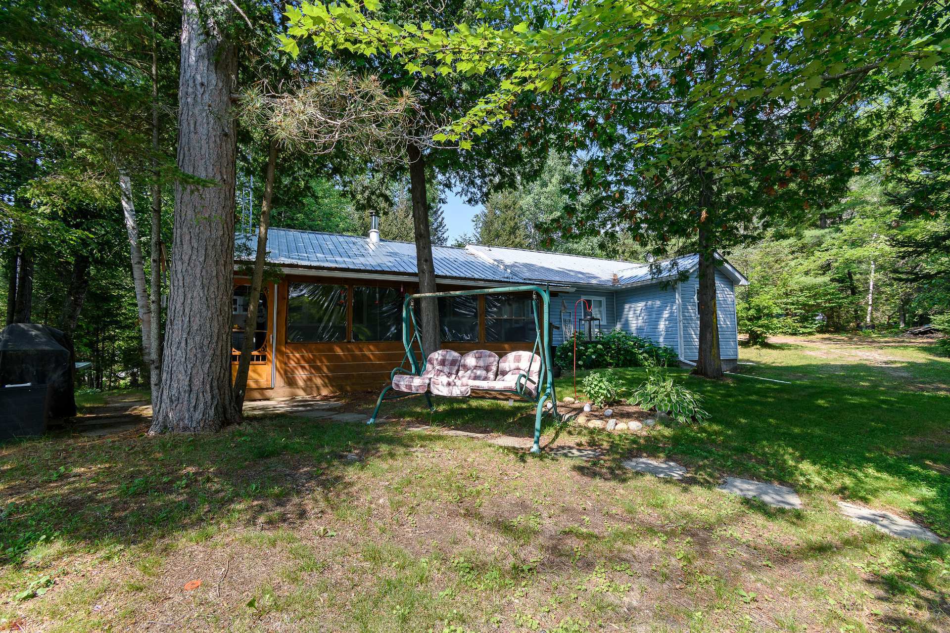 Back facade