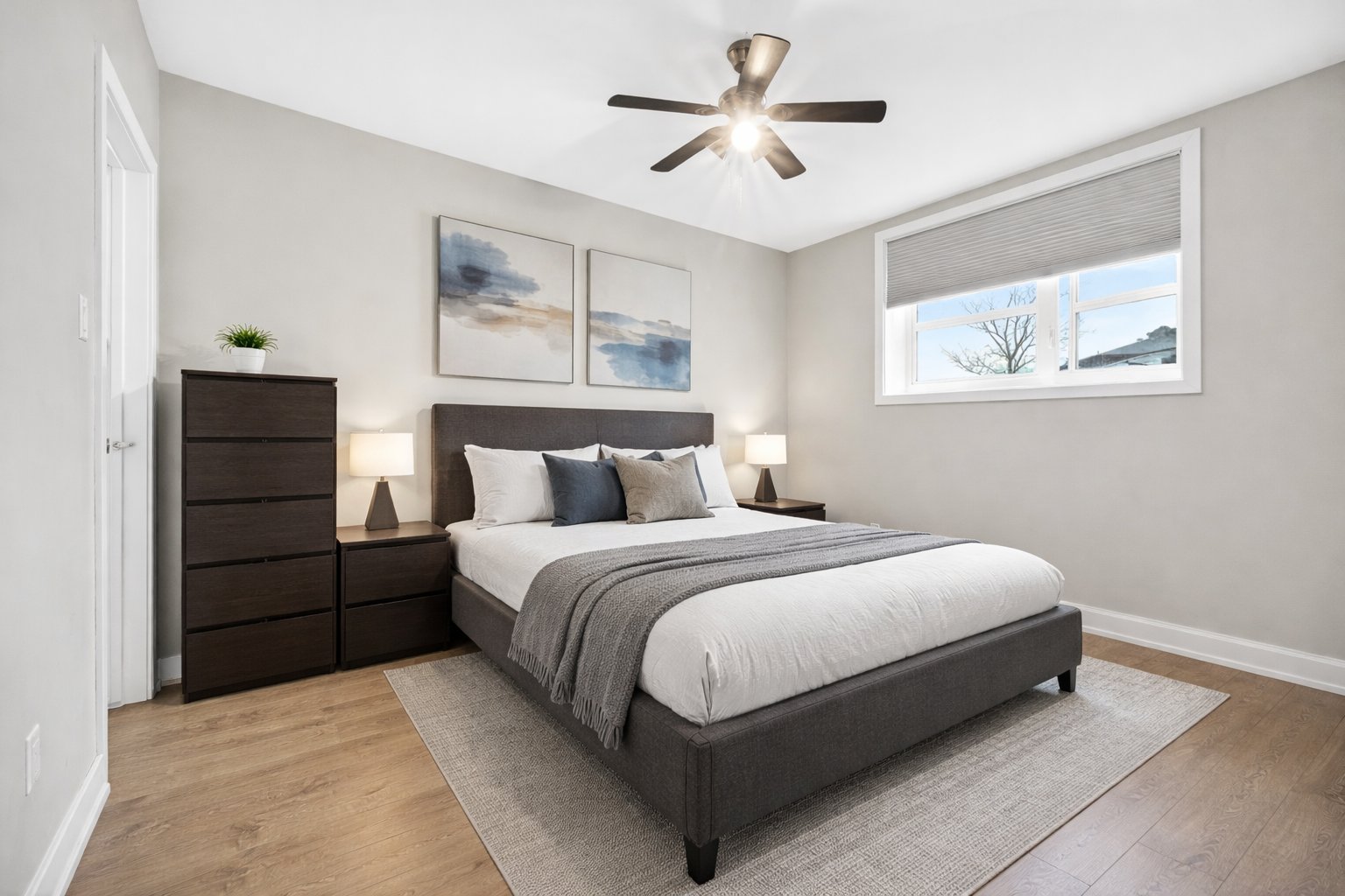 Chambre à coucher principale - Staging Virtuel