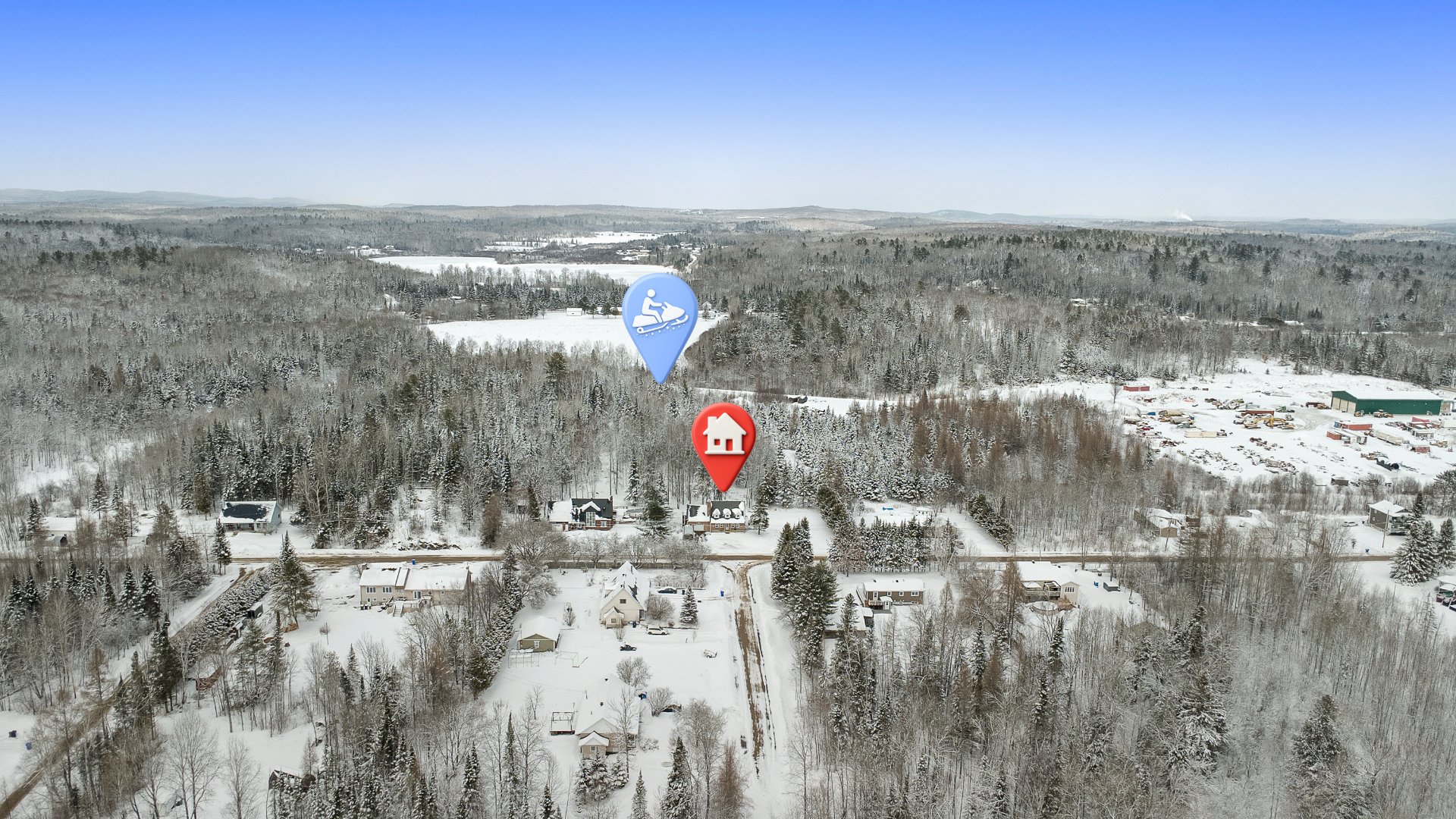 Nearby - Snowmobile trail